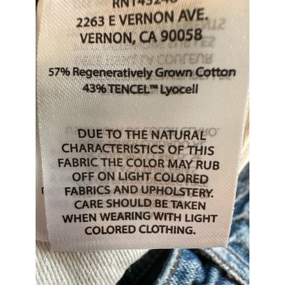 Reformation Cynthia High Rise Straight Jeans Size 33 NWT - Picture 9 of 11